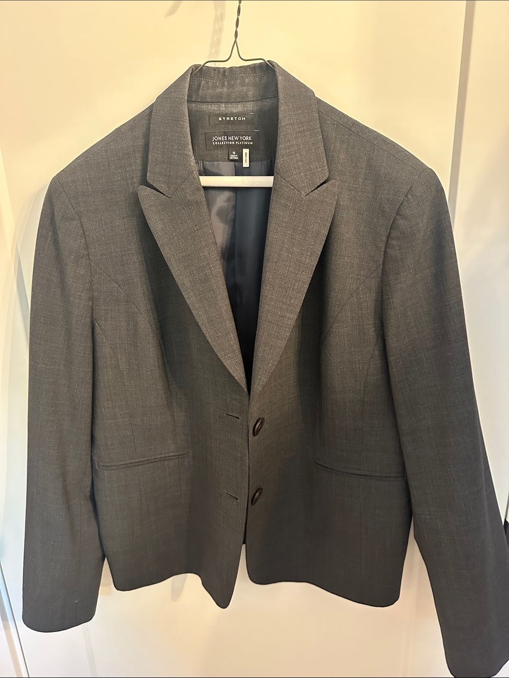 Jones New York Gray Women's Tailored Blazer